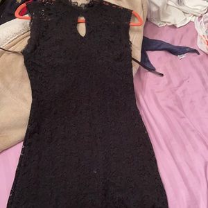 Black lace Bebe dress